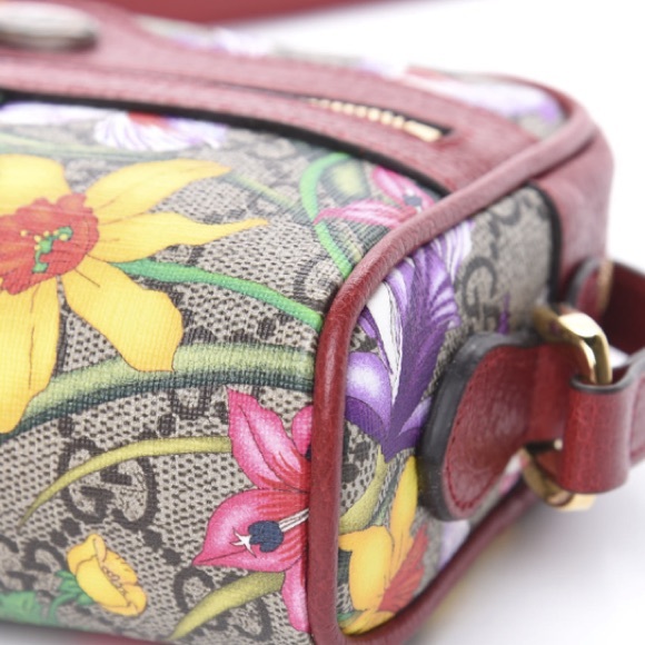 GUCCI GG Supreme Monogram Flora Web Mini Ophidia - Picture 7 of 12